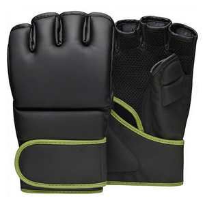 ถุงมือชกมวย MMA ขนาด 8 ออนซ์ แบบกำหนดเอง ทำจากหนัง PU สำหรับฝึกซ้อมและต่อยกระสอบทราย พร้อมสายรัดแบบตีนตุ๊กแก - Product Image 5