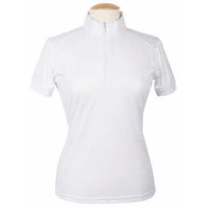 2024 New Equestrian Women's Horse Competition Shirts Horse Riding Show Clothing Spandex/Polyester Embroidered Logo - Product Image 5