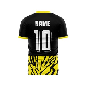 เสื้อฟุตบอลแขนสั้นขายดีที่สุดสำหรับทุกเพศทุกวัย  ลดราคา  รับสั่งทำแบบซับลิเมชั่น พิมพ์ลายตามต้องการ บริการ OEM คุณภาพสูง - Product Image 4
