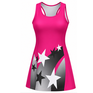 Women netball outfit personalized jersey dress smooth lightweight fabric squad match practice wholesale manufacturer <b>maker</b> OEM - Product Image 1