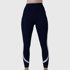 Nouveaux Leggings Femme Personnalisés avec Logo Imprimé, Taille Haute, Motif Uni, en Coton/Fibre de Bambou Respirant, Longueur Intégrale, Effet Scrunch Butt, pour Fitness - Product Image 6