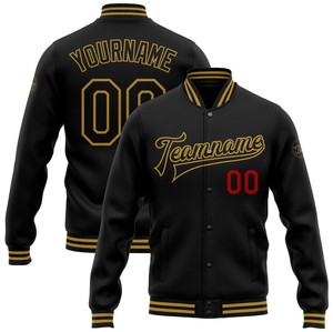 Chaqueta Universitaria de Cuero Personalizada con Servicio OEM, Forro de Piel, Bordado, Nombre y Número Personalizados, Logotipo - Product Image 4