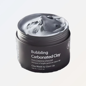 Productos coreanos para el cuidado de la piel K-Beauty Glamup Mascarilla de arcilla efervescente con carbón para limpieza de poros Hecho en Corea 135ML - Product Image 4