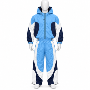 Conjunto de Chaqueta Cortavientos Oversize para Hombre 2026 y Pantalones con Cierre Ajustable, Conjunto Deportivo Impermeable para la Calle - Product Image 6
