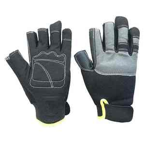 Gants de travail d'hiver pour mécaniciens automobiles, gants de sécurité en cuir avec pointes des doigts tactiles pour hommes, construction, charpentier, travail industriel - Product Image 5