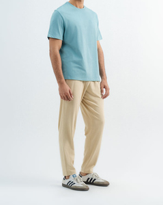 เสื้อยืดคอกลมทรงบ็อกซี่แขนสั้นผู้ชาย ดีไซน์สั่งทำ แฟชั่นสตรีทแวร์ ผลิตจากผ้าฝ้ายถัก 100% โดยผู้ผลิตโดยตรง - Product Image 3