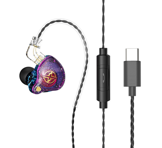 X2Pro HiFi Earbuds 3.5mm Detachable Double Dynamic Bass Headset for Musicians & Sportsmen Wired Headphones for Running Exercise