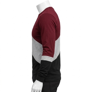 100% Cotton Plain Clothes Fashion <b>Men's</b> Breathable Round Neck <b>Long</b> Sleeve <b>T</b>-<b>Shirts</b> High Quality Basic Thermal <b>T</b> <b>Shirt</b> <b>for</b> <b>Men</b> - Product Image 5