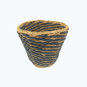 Cestas de mimbre de algas marinas Hogla con asas, ecológicas, 100% naturales, para lavandería, al por mayor - Product Image 1