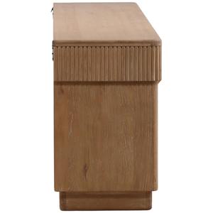 Premium Handmade Buffet <b>Sideboard</b> Cabinet Crafted from Solid Wood with Four Doors and Large Capacity Storage for Home Interiors - Product Image 4