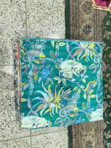 Traditional Handmade Kantha <b>Quilt</b> Crafted from Soft Cotton for Elegant Home Decor and Boutique <b>Bedding</b> Collections - Product Image 3