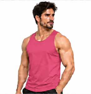 Custom Logo <b>Mens</b> <b>Gym</b> Tank Top Cotton Sleeveless Muscle <b>Vest</b> Summer Fitness Sportswear Breathable Quick Dry Plus Size OEM Wholesa - Product Image 3