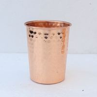 Bouteille d'eau martelée 100 % cuivre pur, magnifique vaisselle artisanale en plastique avec bienfaits ayurvédiques pour la santé