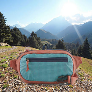 Riñonera de Nailon Resistente a Desgarros para Hombre y Mujer, Impermeable, Bandolera, Riñonera Deportiva Duradera con Bolsillo con Cremallera - Product Image 4