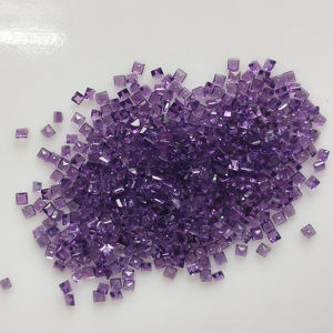Piedras Preciosas Red Mountain Gems, Amatista Africana Natural Púrpura, Corte Cuadrado Escalonado de 2.25MM, Gemas Sueltas de la Mejor Calidad para Joyería - Product Image 3