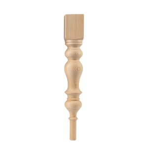 Premium Hardwood Furniture Legs for Kitchen Cabinet Islands Dining Room Tables and <b>Modern</b> Wooden Support Column Design - Product Image 1