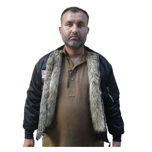 RBI MA1 Bomber <b>Jackets</b>, MA1 Flight <b>Jackets</b>, Nylon <b>Pilot</b> <b>Jackets</b>, Faux Fur Lining-Unisex Long Sleeve Airline Use - Product Image 1