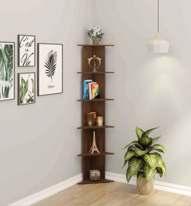Étagère murale rectangulaire minimaliste en bois massif à 3 niveaux, faite à la main, pour le rangement et la présentation dans le salon, cadeau de déménagement, multifonctionnelle - Product Image 4