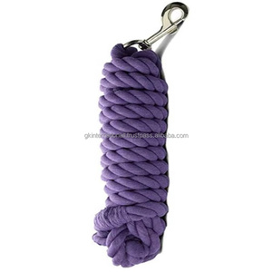 Cordes de plomb en coton de haute qualité pour chevaux Cordes de plomb en coton personnalisé en alliage robuste et souple pour chevaux - Product Image 4