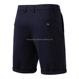 200g été hommes 100% coton sport court noir taille élastique cordes plage genou longueur troncs personnalisé décontracté séchage rapide - Product Image 5