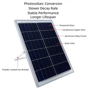 Panneaux solaires bifaciaux haute efficacité 550W 144 demi-cellules coupées pour centrales électriques à grande échelle - Product Image 2