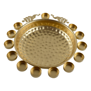 Recién Llegado: Urli Redondo de Hierro con Diseño Elegante para Decoración del Hogar, Decoración de Mesa para Fiestas, en Oferta 2023 al Mejor Precio - Product Image 4
