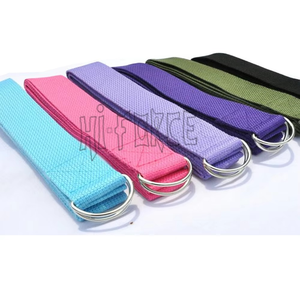 สายรัดข้อมือ Hi-Force ทำจากผ้าฝ้ายปลอดสารพิษ 100% พร้อมห่วงรูปตัว D สำหรับเสริมสร้างกล้ามเนื้อขา ออกกำลังกาย เพาะกาย ปรับขนาดได้ - Product Image 6