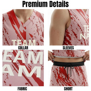 ชุดบาสเก็ตบอลคุณภาพดีที่สุดสำหรับการฝึกซ้อมแบบขายส่ง ผลิตตามสั่ง ทำจากโพลีเอสเตอร์ 100% สำหรับผู้ชายและผู้หญิง - Product Image 5