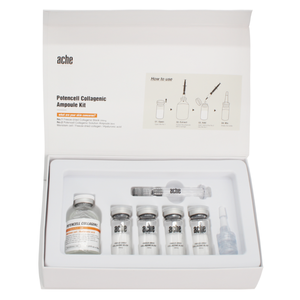 Kit Ampolle Sbiancanti Professionali Coreane per Viso e Collo con Peptidi di Collagene Idrolizzato, 30mL, Confezione Premium - Product Image 2