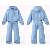 Yüksek Kalite Özel Tasarım Sokak Giyim Tarzı Büyük Beden %100 Pamuklu Katmanlı Eşofman Takımı Üreticisi Erkekler İçin Boş Sweatshirt ve Kapüşonlu Üst Seti
