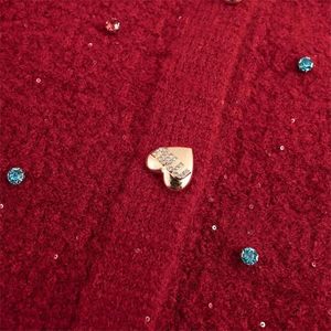 Cardigan en perles respirant d'inspiration vintage pour homme, col en V, tricoté, boutonné, motif losanges, style rétro de luxe - Product Image 5