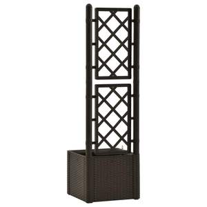 Jardinera Elevada Grande de Plástico Mocha, Jardinera para Exhibición de Macetas - Product Image 5