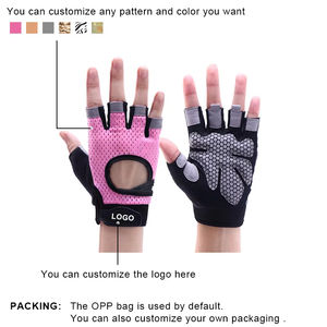 Gants de musculation respirants antidérapants à demi-doigts pour hommes et femmes, pour haltères et sports de musculation en salle de sport - Product Image 3