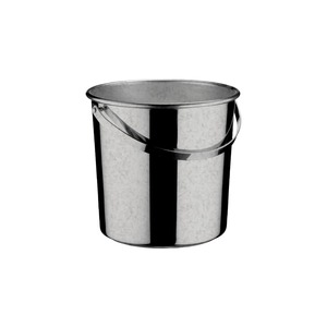 Heavy Duty Vintage Restaurant Style Metal <b>Ice</b> Bin For Home Entertaining Premium Polished Silver Cylinder <b>Drink</b> Tub - Product Image 4