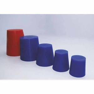 Bouchons en polystyrène durables et assortis, conception à un seul trou, pour joints de verrerie de laboratoire, tubes, flacons, sécurisant les liquides, OEM DD - Product Image 1