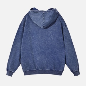 Sudadera con Capucha Personalizada de Diseño Gratuito, Bordada, Impermeable, de Poliéster/Algodón, Estilo Urbano, Sin Cordones, Lavado Ácido, Lavado a la Piedra, para Invierno - Product Image 4