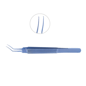 คีมยูทราคาปซูลอเร็กซิส ด้ามโค้งงอ 11.5 ซม. ไทเทเนียม ใช้งานด้วยมือ นำกลับมาใช้ใหม่ได้ ทำจากสแตนเลสสตีล สำหรับการผ่าตัดขนาดเล็ก - Product Image 3