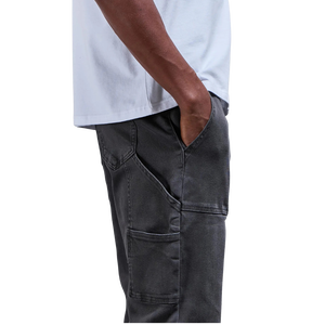 Pantalon de travail coupe décontractée pour homme, style charpentier, multi-poches fonctionnelles, durable, pour la construction - Product Image 5