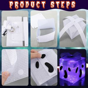 Natale luce LED scatola pieghevole per interni/esterni decorazione per le vacanze e giardino regalo luci di Halloween - Product Image 6