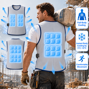 Chaleco Refrigerante Removible con Gel y Diferentes Diseños, Material de Cambio de Fase, Bajo Precio para Hombres y Mujeres, Clima Cálido, Hecho en Vietnam - Product Image 1