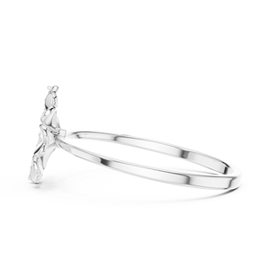 KRINA JEWELRY Bague en diamant CVD de luxe 10 carats en or pour fiançailles - Product Image 5