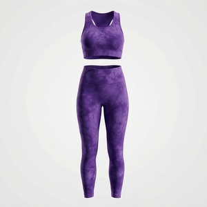 Vêtements de fitness, vêtements de sport pour femmes, ensembles deux pièces, ensemble de yoga, leggings de sport, soutien-gorge de sport, vêtements de sport, tenue de sport - Product Image 1