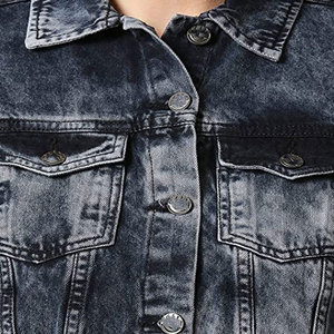 Veste en jean pour femme, coupe-vent, tendance, best-seller - Product Image 6