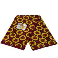 Tela Africana Tradicional con Estampado de Cera Dobby, Diseño Floral y de Hojas, Decoración para el Hogar para Niños, Última Moda 2026