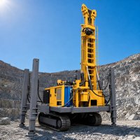 Foreuse hydraulique sur chenilles de 330 m pour puits d'eau destinée aux services municipaux