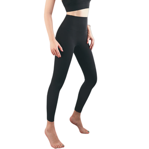 High Quality Women's Nylon Butt Lifting Seamless Yoga Pants High Waist Tight Sexy Thick Sport <b>Leggings</b> Solid <b>Pattern</b> Lightweight - Product Image 5