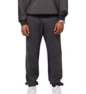 High Quality Winter Solid Printed Men's Tracksuits-Custom Logo Fleece Lining Wholesale Available - Product Image 4