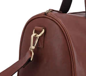 Brown Genuine Leather Durable Lightweight Water Resistant Duffle <b>Bag</b> Weekender Travel Gym Men Women Large <b>Overnight</b> Carry - Product Image 3