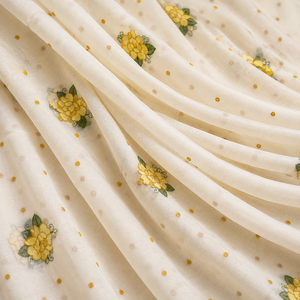 Malty embroidery fabric mesh fabric net fabric embroidered fabric for abaya kaftan modest fashion wholesale buyer fashion supply - Product Image 5