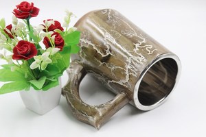 Mug en bois artisanal de qualité supérieure – Tasse durable pour café, thé et bière – Cadeau d'Inde avec livraison mondiale - Product Image 2